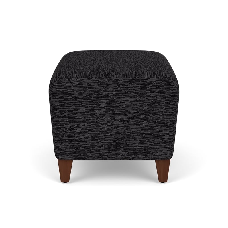 Lesro Ravenna Lounge Reception Ottoman in Black