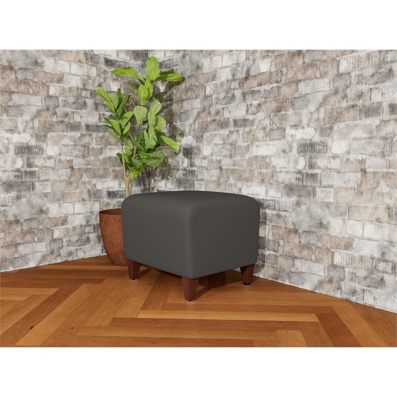 Lesro Ravenna Lounge Reception Ottoman in Gray