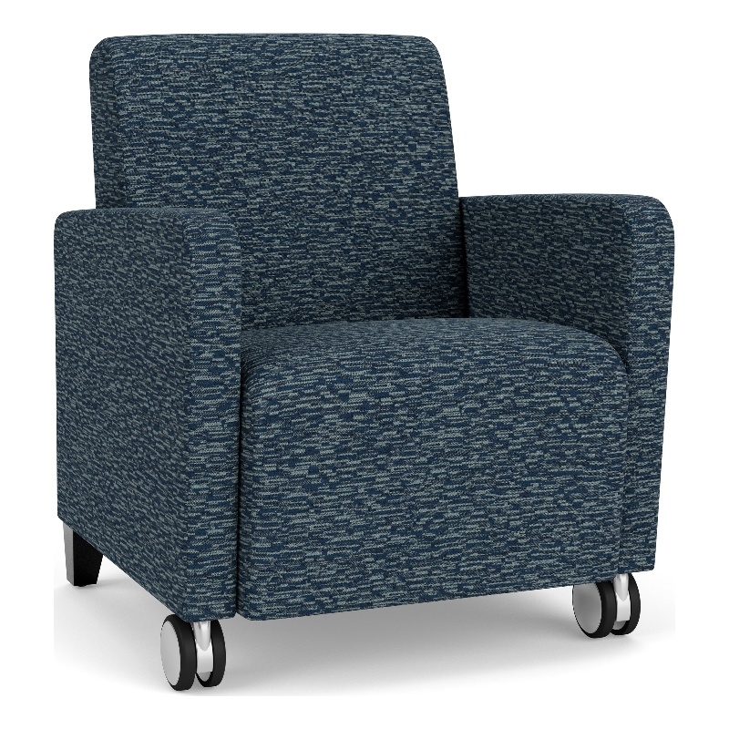 Lesro Ravenna Lounge Reception Guest Chair in Blue