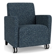 Lesro Ravenna Lounge Reception Guest Chair in Blue