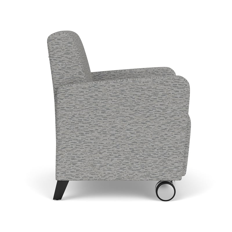 Lesro Ravenna Lounge Reception Guest Chair in Gray