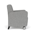 Lesro Ravenna Lounge Reception Guest Chair in Gray