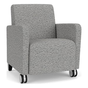 Lesro Ravenna Lounge Reception Guest Chair in Gray