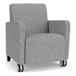 Lesro Ravenna Lounge Reception Guest Chair in Gray