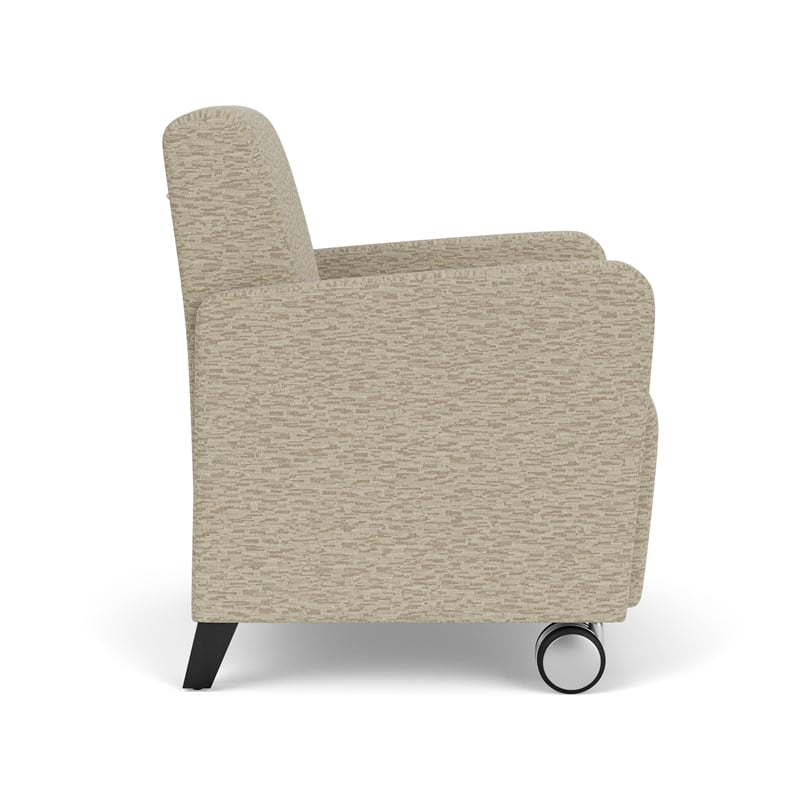 Lesro Ravenna Lounge Reception Guest Chair in Beige