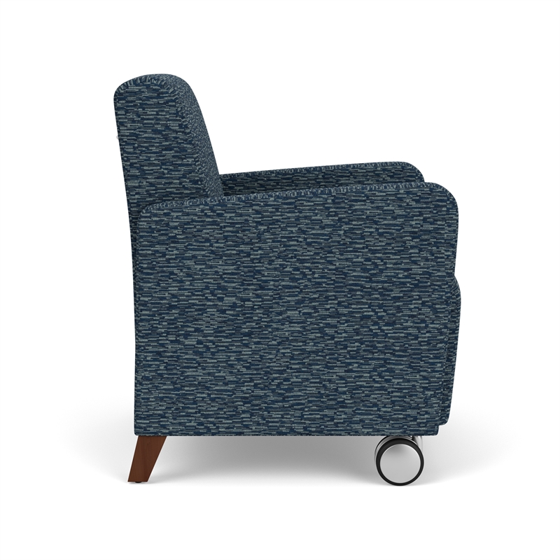 Lesro Ravenna Lounge Reception Guest Chair in Blue