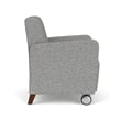 Lesro Ravenna Lounge Reception Guest Chair in Gray