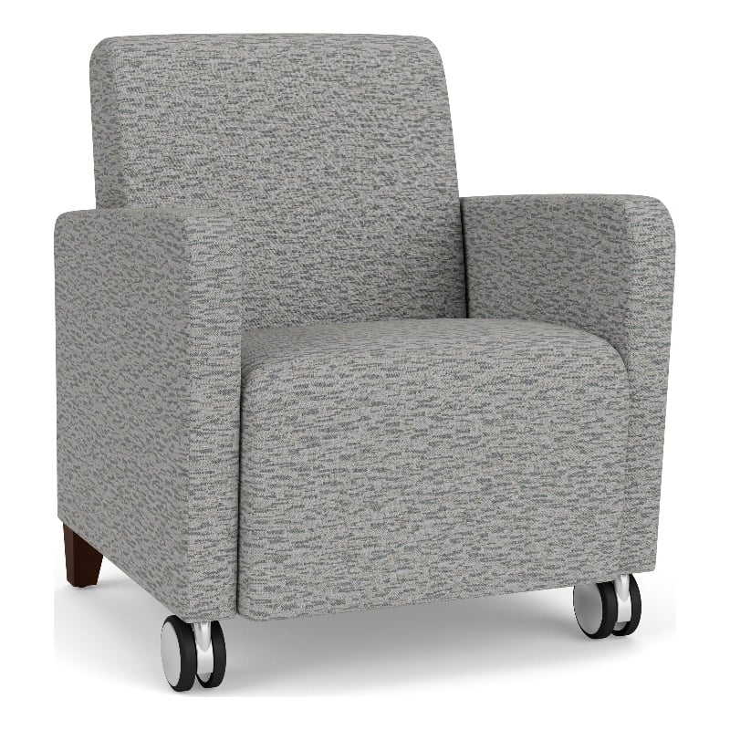 Lesro Ravenna Lounge Reception Guest Chair in Gray