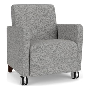 Lesro Ravenna Lounge Reception Guest Chair in Gray