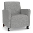 Lesro Ravenna Lounge Reception Guest Chair in Gray