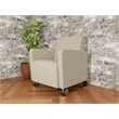 Lesro Ravenna Lounge Reception Guest Chair in Beige