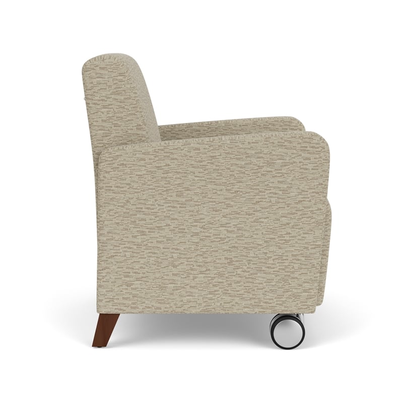 Lesro Ravenna Lounge Reception Guest Chair in Beige