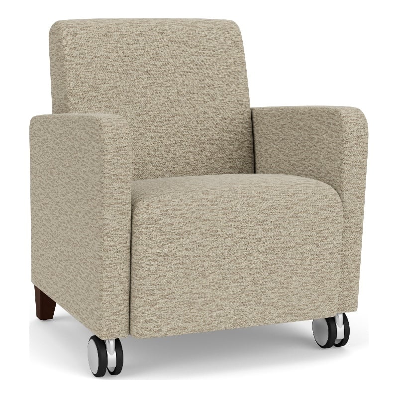 Lesro Ravenna Lounge Reception Guest Chair in Beige