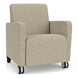 Lesro Ravenna Lounge Reception Guest Chair in Beige
