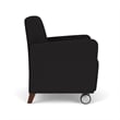 Lesro Ravenna Lounge Reception Guest Chair in Black