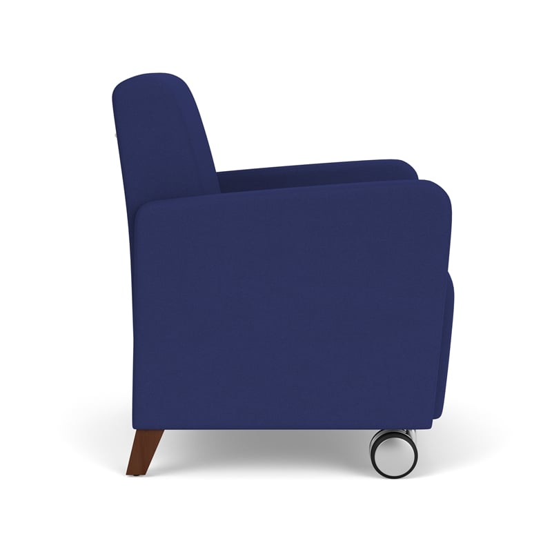 Lesro Ravenna Lounge Reception Guest Chair in Blue