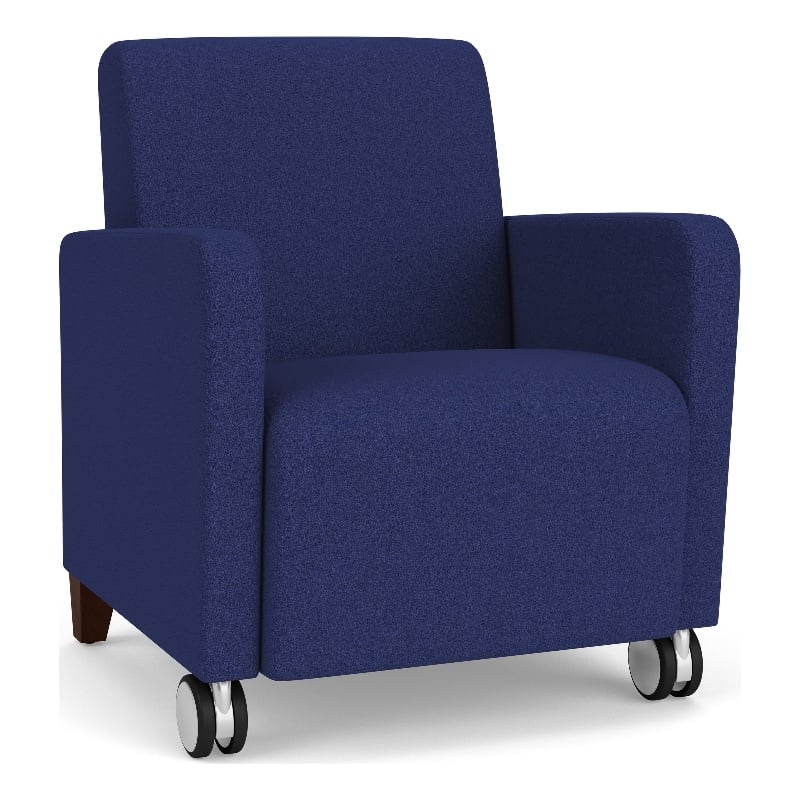 Lesro Ravenna Lounge Reception Guest Chair in Blue
