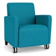 Lesro Ravenna Lounge Reception Guest Chair in Teal