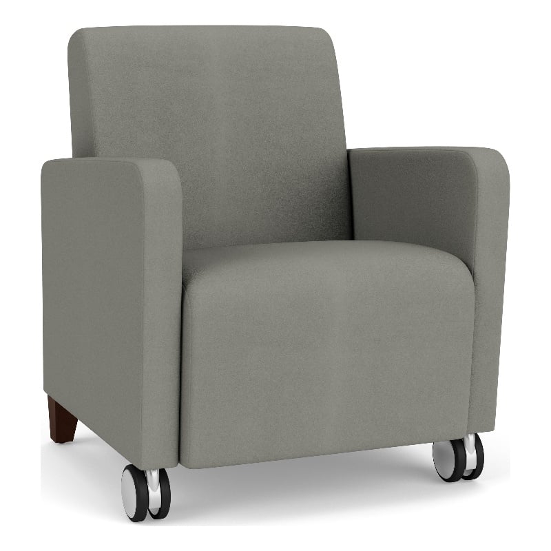 Lesro Ravenna Lounge Reception Guest Chair in Gray