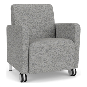 Lesro Ravenna Lounge Reception Guest Chair in Gray