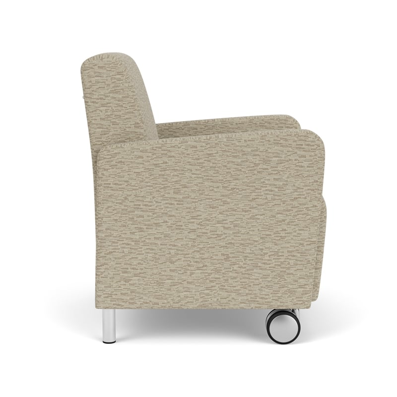 lesro ravenna lounge reception guest chair in beige