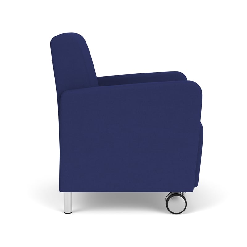 Lesro Ravenna Lounge Reception Guest Chair in Blue