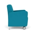 Lesro Ravenna Lounge Reception Guest Chair in Teal