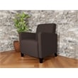 Lesro Ravenna Lounge Reception Guest Chair in Brown