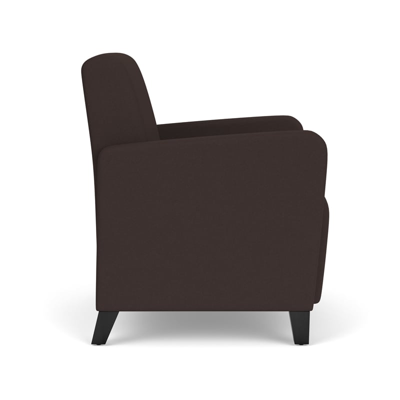 Lesro Ravenna Lounge Reception Guest Chair in Brown