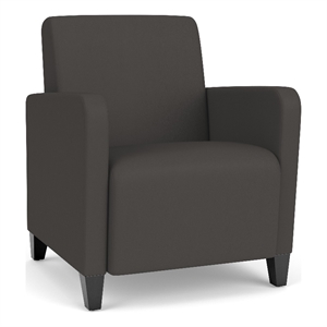 Lesro Ravenna Lounge Reception Guest Chair in Gray