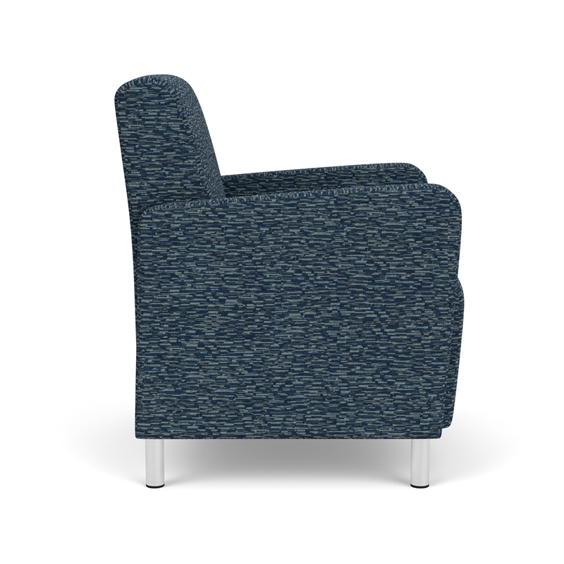 Lesro Ravenna Lounge Reception Guest Chair in Blue