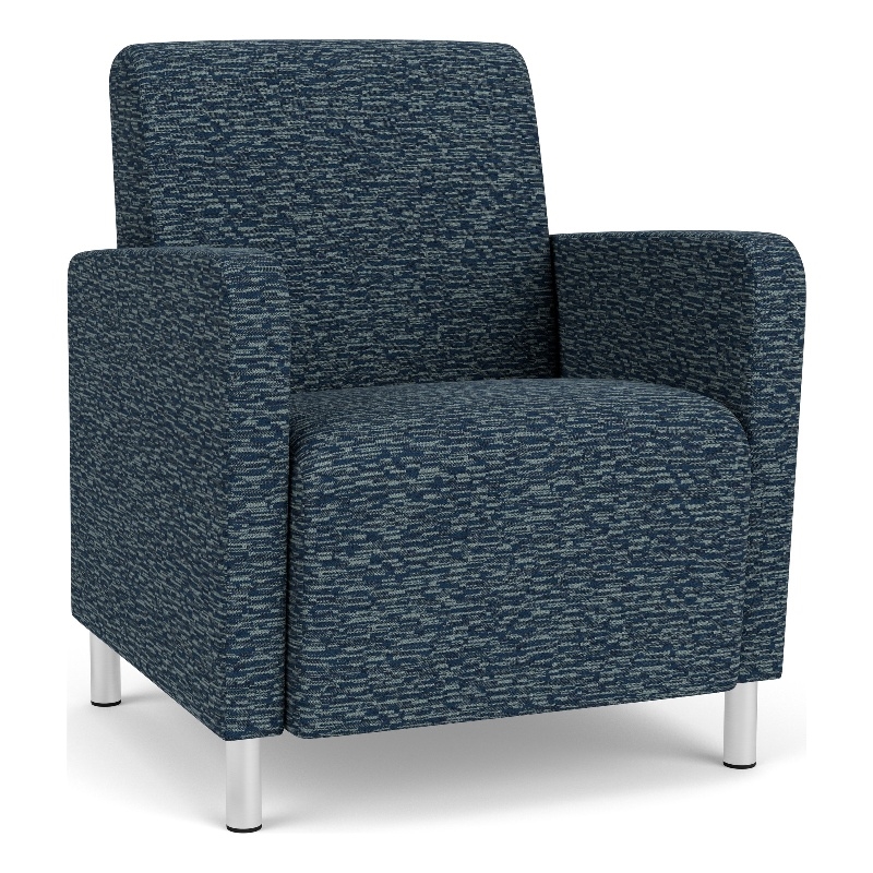 Lesro Ravenna Lounge Reception Guest Chair in Blue