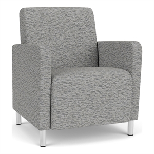 Lesro Ravenna Lounge Reception Guest Chair in Gray