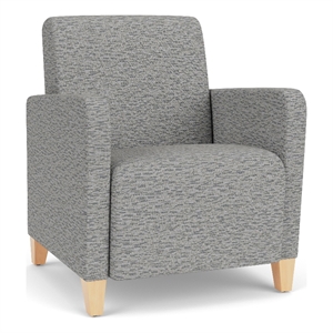 Lesro Ravenna Lounge Reception Guest Chair in Gray