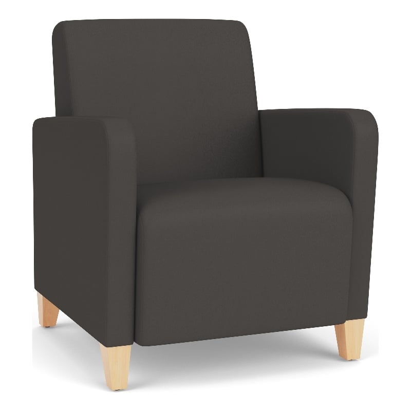 Lesro Ravenna Lounge Reception Guest Chair in Gray