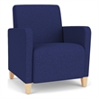 Lesro Ravenna Lounge Reception Guest Chair in Blue