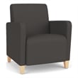 Lesro Ravenna Lounge Reception Guest Chair in Gray