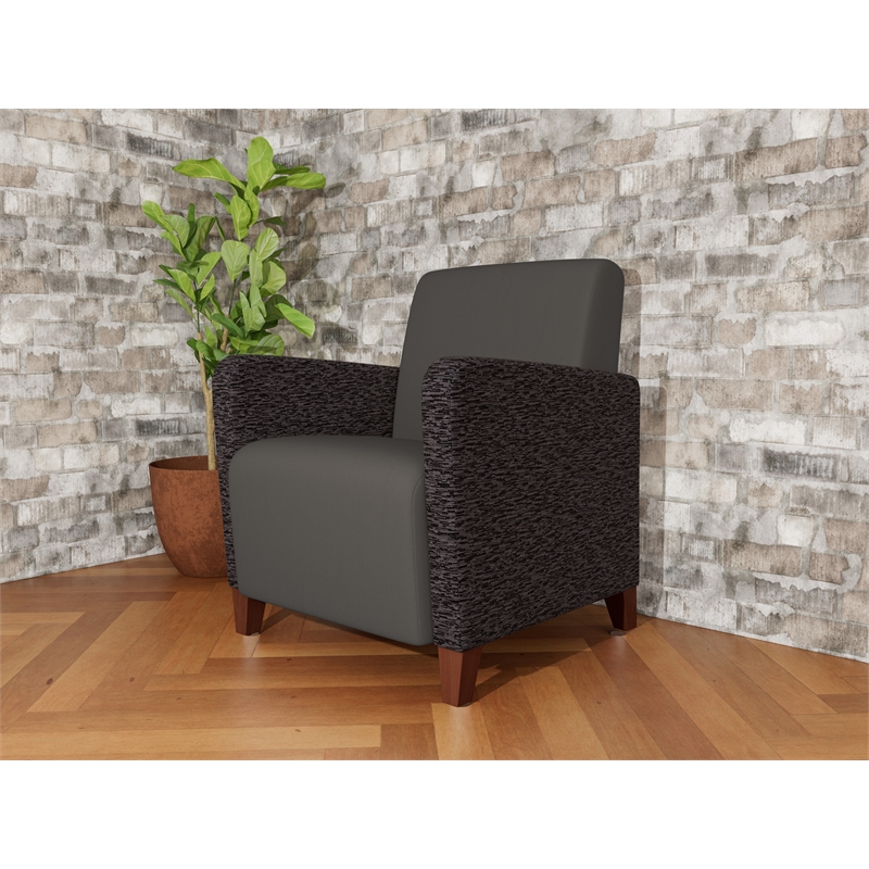 Lesro Ravenna Lounge Reception Guest Chair in Gray