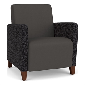 Lesro Ravenna Lounge Reception Guest Chair in Gray