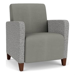 Lesro Ravenna Lounge Reception Guest Chair in Gray