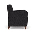 Lesro Ravenna Lounge Reception Guest Chair in Black