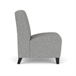 Lesro Ravenna Lounge Reception Armless Guest Chair in Gray