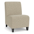 Lesro Ravenna Lounge Reception Armless Guest Chair in Beige