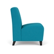 Lesro Ravenna Lounge Reception Armless Guest Chair in Teal