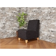Lesro Ravenna Lounge Reception Armless Guest Chair in Gray