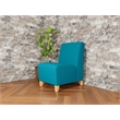 Lesro Ravenna Lounge Reception Armless Guest Chair in Gray