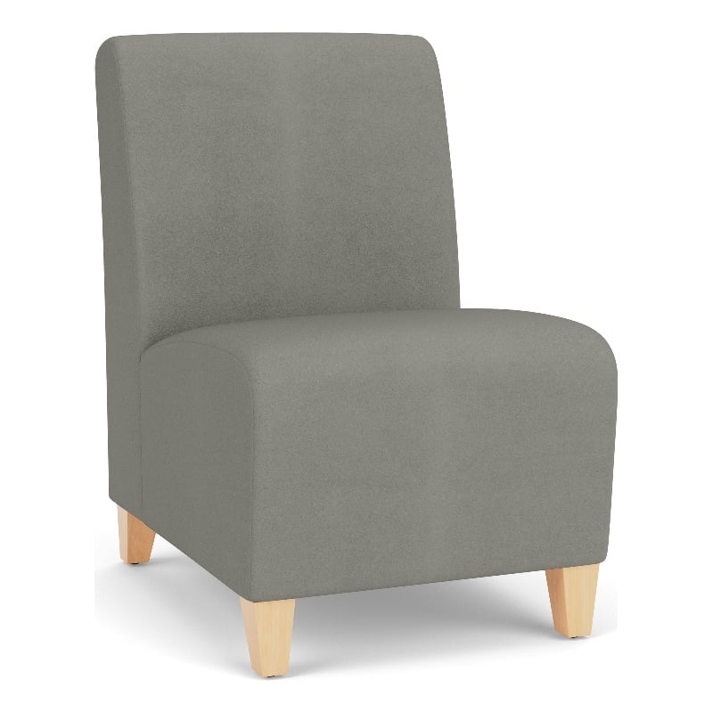 Lesro Ravenna Lounge Reception Armless Guest Chair in Teal