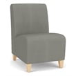 Lesro Ravenna Lounge Reception Armless Guest Chair in Teal