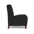 Lesro Ravenna Lounge Reception Armless Guest Chair in Blue