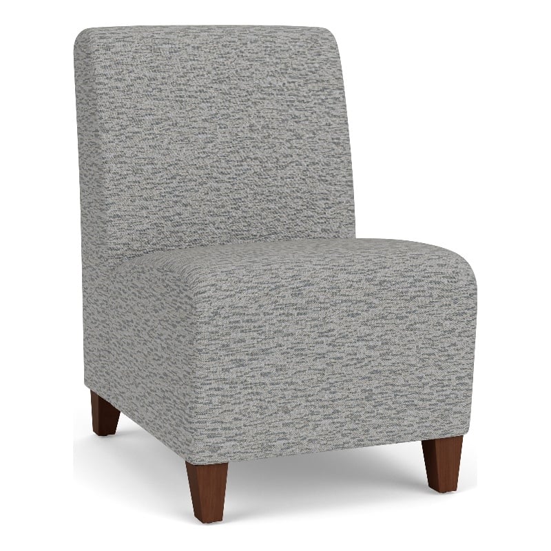 Lesro Ravenna Lounge Reception Armless Guest Chair in Teal